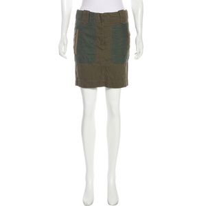 Isabel Marant Étoile Khaki Mini Skirt